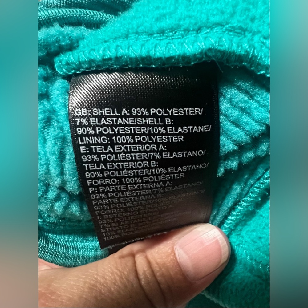 The North Face Castle Crag Hooded Full Zip Jacket Hoodie Winter Cozy Outdoor - Picture 9 of 12